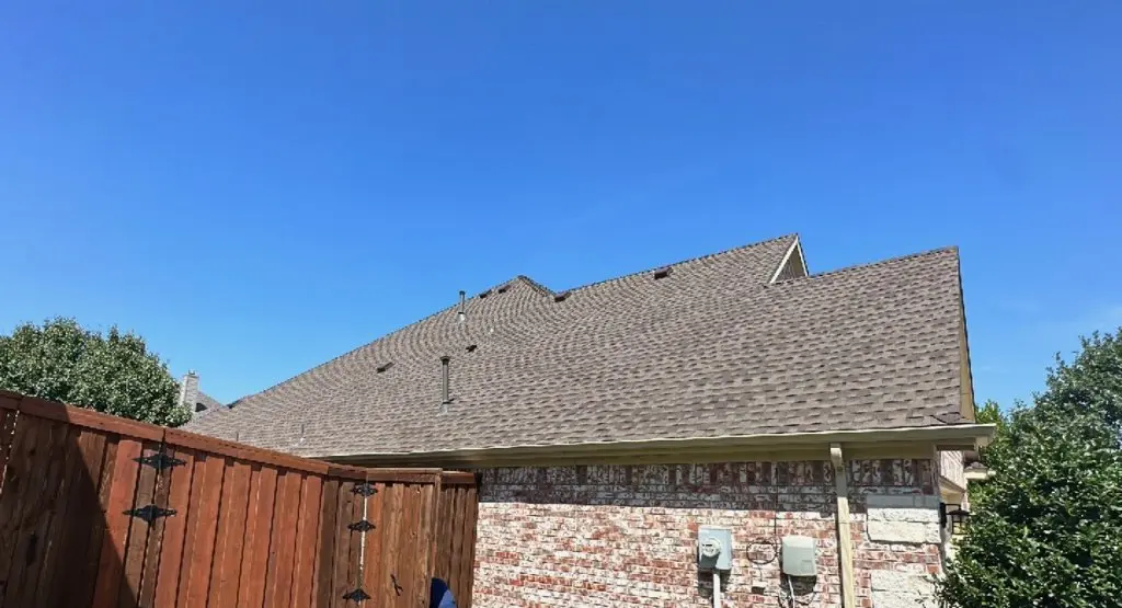 Completed roof replacement project in Lathrop